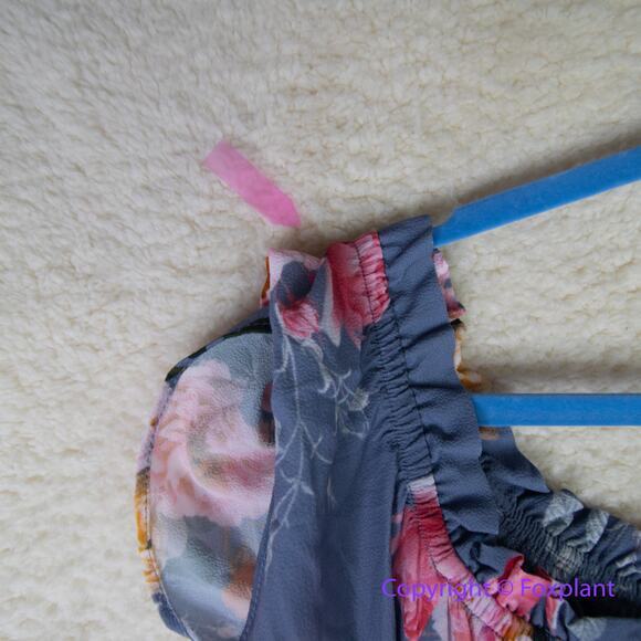 New! City Chic *flawed* Florence Dress grey plus size 14 - Picture 4 of 16